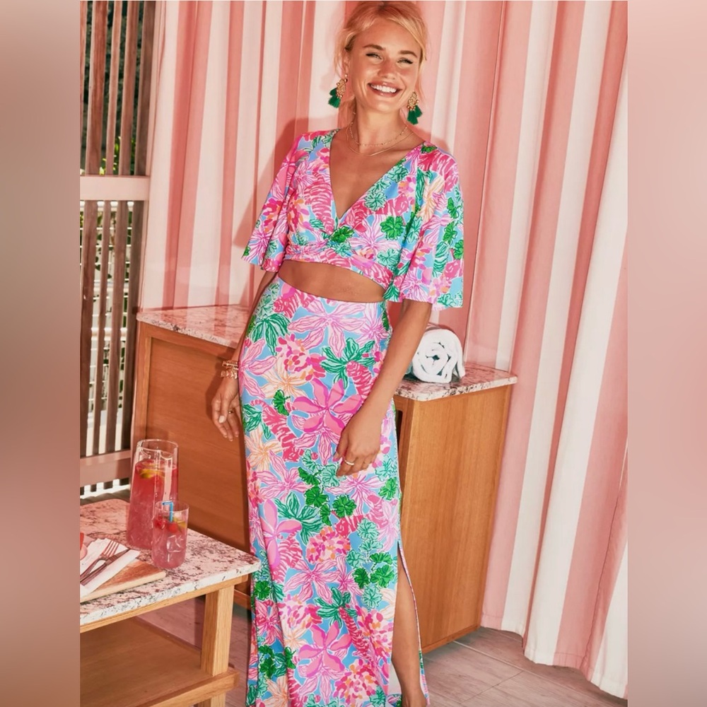 Lilly Pulitzer Minka Maxi Set Tigers Lair